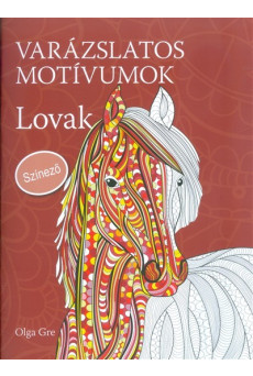 Varázslatos motívumok /lovak (szinező)