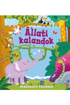 Állati kalandok - Interaktív könyv - Kihúzható fülekkel
