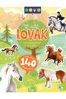 Ismeretterjesztő matricásfüzet - Lovak