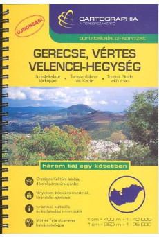 Gerecse, Vértes, Velencei-hegység turistakalauz (1:40 000) /Turistakalauz-sorozat