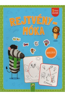 Rejtvénymóka - Matricákkal (zöld)