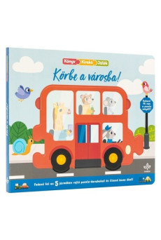 Körbe a városba! - Fedezd fel az 5 járműben rejlő puzzle-darabokat és illeszd össze őket! - Könyv, kirakó, játék
