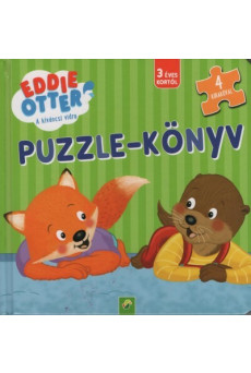 Eddie Otter - A kiváncsi vidra: Puzzle-könyv - 4 kirakóval