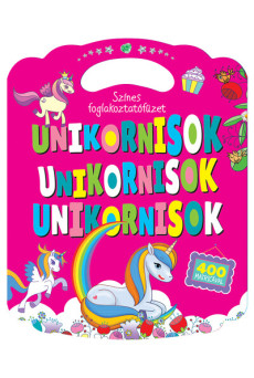 Színes foglalkoztatófüzet unikornisokkal