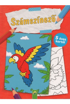Számszínező - 5 éves kortól (papagáj)