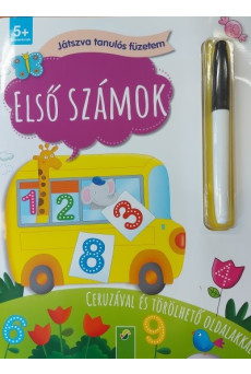 Első számok - Játszva tanulós füzetem - Ceruzával és törölhető oldalakkal