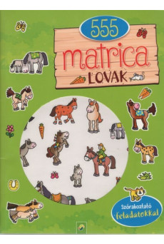 555 matrica: Lovak - Szórakoztató feladatokkal