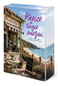 Kávézó a tenger partján (éldekorált)