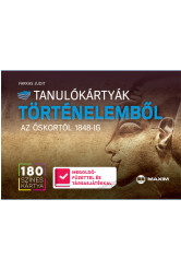 Tanulókártyák történelemből – Az őskortól 1848-ig – 180 db színes kártya + 88 oldalas megoldófüzet és játéktábla