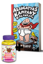 Alsógatyás Kapitány kalandjai + LenaVit Mesemaci gumivitamin csomag