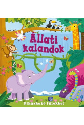 Állati kalandok - Interaktív könyv - Kihúzható fülekkel