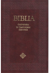 Biblia - Ószövetségi és Újszövetségi Szentírás - Kicsi /Keménytáblás - bordó, fekete (katolikus fordítás)