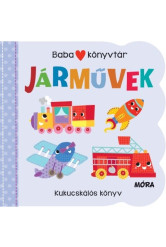 Babakönyvtár - Járművek - Kukucskálós könyv