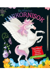 Rejtőzködő unikornisok - Kifestőfüzet kaparós és színezős oldalakkal