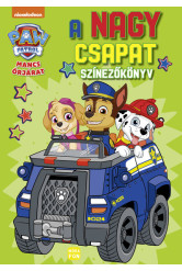 Mancs Őrjárat: A nagy csapat - Színezőkönyv