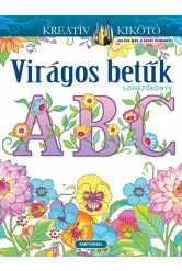 Virágos betűk - Színezőkönyv - Kreatív kikötő