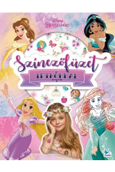 Színezőfüzet tetkókkal - Disney Hercegnők (új kiadás)