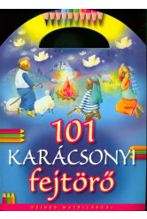 101 karácsonyi fejtörő - Színes matricákkal §k