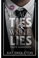 Black Ties + White Lies - Fekete nyakkendők (éldekorált)