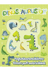 Dinoszauruszok - Foglalkoztatókönyv fényes pufi matricákkal