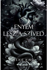 Enyém lesz a szíved - Fekete szív 4. (éldekorált)