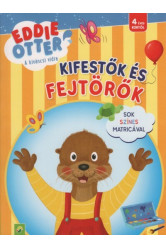 Eddie Otter - A kíváncsi vidra: Kifestők és fejtörők - Sok színes matricával
